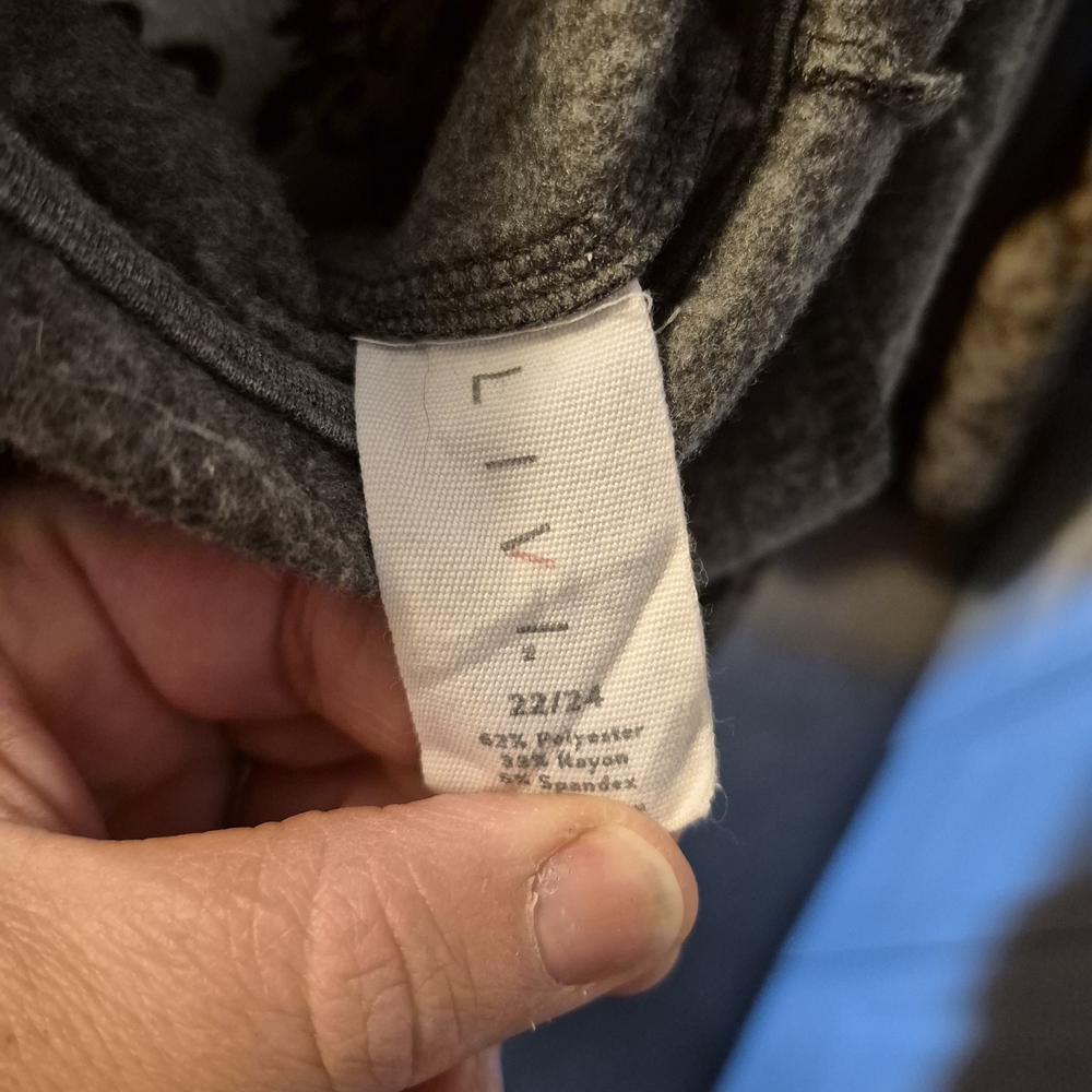 Livi Active Gray Patterned Hoodie - Picture 5 of 5